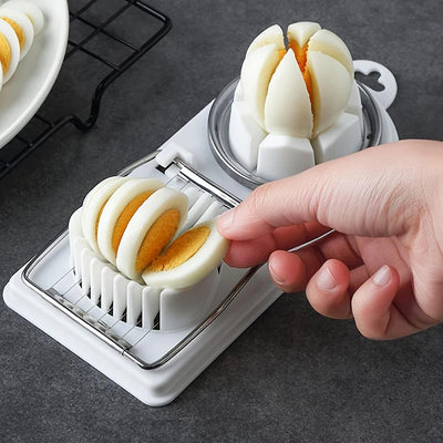 Multifunctional  Base egg cutter stainless steel