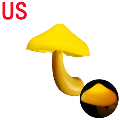 LED Night Lights Mushroom Shape Wall Lamps
