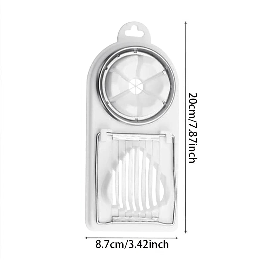 Multifunctional  Base egg cutter stainless steel