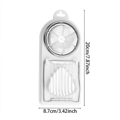Multifunctional  Base egg cutter stainless steel