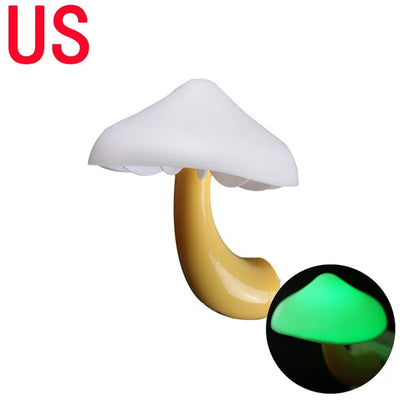 LED Night Lights Mushroom Shape Wall Lamps