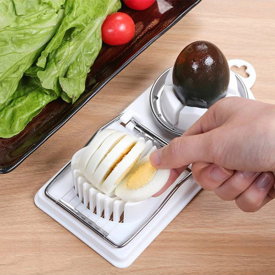 Multifunctional  Base egg cutter stainless steel