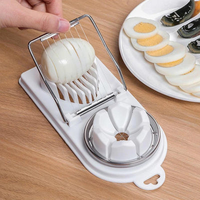 Multifunctional  Base egg cutter stainless steel