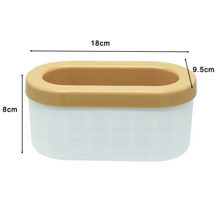 Silicone Ice Cube Mold Round Ice Bucket  DIY