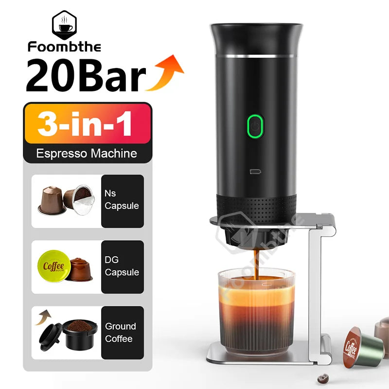 Wireless Electric Portable Espresso Coffee