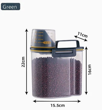 Rice And Grains Food Storage Canister Cup,